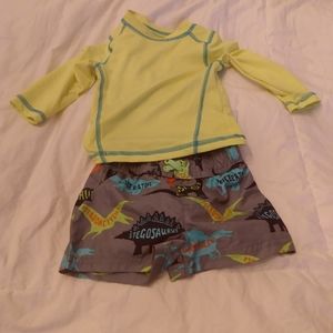 Cat & Jack Dino 9 month swim set